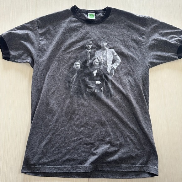 The Beatles Other - Vintage The‎ Beatles Ringer T-Shirt Mens XL Gray Crew Neck Short Sleeve Pullover